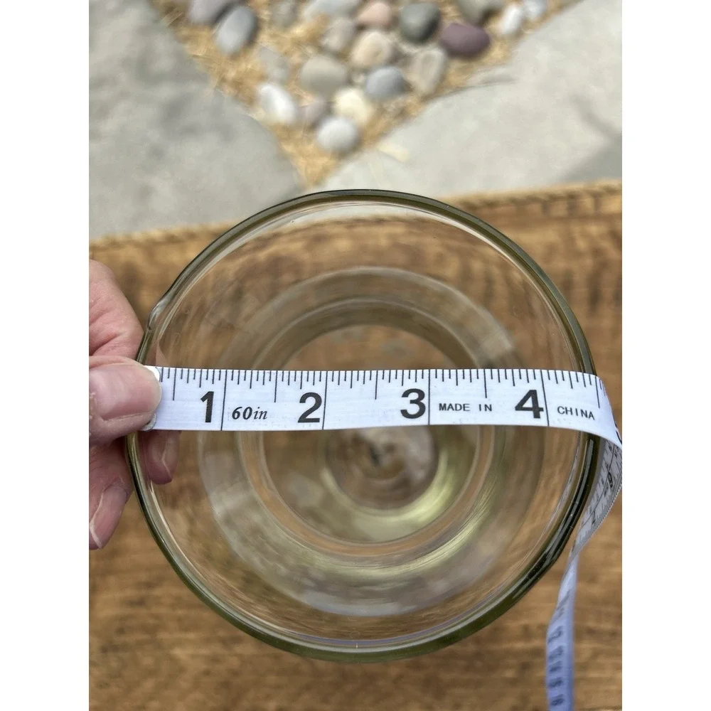Vintage UGC Clear Glass Vase 12